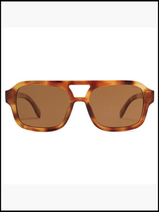 Polarized Aviator Sunglasses with UV400 Protection Plastic Frame main image 6